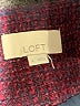 Ann Taylor LOFT Tweed Burgundy Jacket Size 4 - photo 6
