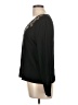 North Style Black Long Sleeve Blouse Size L - photo 5