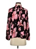 J.Crew 100% Polyester Floral Black Long Sleeve Blouse Size XS - photo 1
