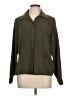 SONOMA life + style 100% Polyester Green Long Sleeve Blouse Size L - photo 1