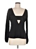 Cooper & Ella 100% Polyester Black Long Sleeve Top Size M - photo 1
