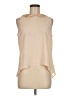 Sunny Leigh 100% Polyester Tan Sleeveless Blouse Size M (petite) - photo 1