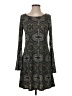 Ariella Paisley Gray Black Casual Dress Size S - photo 1