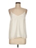 H&M 100% Polyester Ivory Sleeveless Blouse Size 6 - photo 1