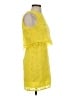 Topshop 100% Polyester Yellow Cocktail Dress Size 2 - photo 4
