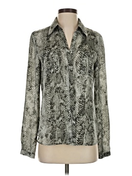 Ak Anne Klein Long Sleeve Blouse
