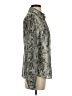AK Anne Klein Animal Print Silver Long Sleeve Blouse Size S - photo 4