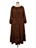Scoop Animal Print Brown Casual Dress Size XXL - photo 1