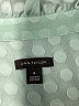 Ann Taylor 100% Polyester Polka Dots Teal Long Sleeve Blouse Size M - photo 7