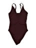 Shein Burgundy Bodysuit Size 6 - photo 2