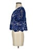 Express 100% Cotton Blue Short Sleeve Top Size S - photo 5