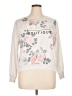 Atmosphere Floral Ivory Sweatshirt Size 16 - photo 1