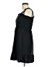 Topshop Solid Black Casual Dress Size 6 - photo 5