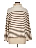 CeCe Stripes Tan Turtleneck Sweater Size M - photo 1