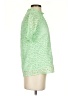 J.Crew 100% Polyester Green Short Sleeve Blouse Size XS - photo 4