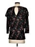 Free People Black 3/4 Sleeve Blouse Size S - photo 2