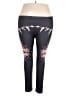 Unbranded Graphic Black Yoga Pants Size XXL - photo 1