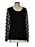 Supply & Demand 100% Polyester Black Long Sleeve Blouse Size L - photo 1