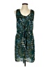 Apt. 9 100% Polyester Tropical Teal Casual Dress Size L - photo 1