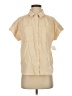 Caslon Tan Short Sleeve Blouse Size S - photo 1