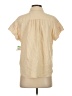 Caslon Tan Short Sleeve Blouse Size S - photo 2
