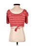 L Space Red Short Sleeve Top Size S - photo 2