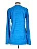 Nike 100% Polyester Blue Long Sleeve T-Shirt Size S - photo 2