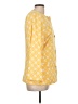 Carolina Herrera 100% Silk Print Yellow Silk Blazer Size L (estimated) - photo 4