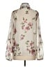 W by Worth 100% Polyester Floral Ivory 3/4 Sleeve Blouse Size S - photo 2