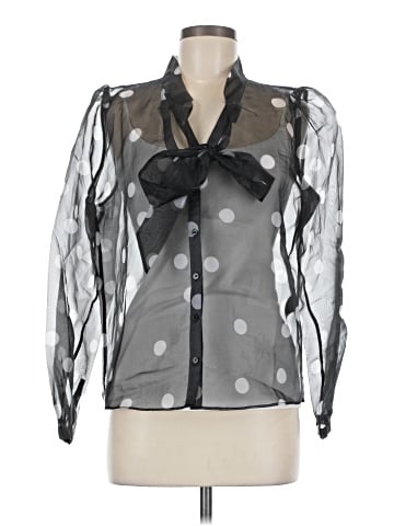 White House Black Market Long Sleeve Blouse (view 1)
