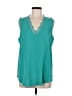 Unbranded Teal Sleeveless Blouse Size L - photo 1