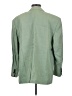 Theory 100% Linen Solid Green Blazer Size S - photo 2