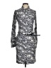BCBGMAXAZRIA Paisley Gray Casual Dress Size M - photo 1