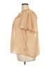 Torrid 100% Polyester Tan Short Sleeve Blouse Size 2X Plus (2) - photo 5