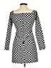 Zara Argyle Black Cocktail Dress Size S - photo 2