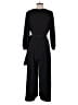 Gap 100% Polyester Solid Black Jumpsuit Size 6 - photo 2