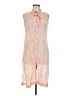 Assorted Brands Pink Sleeveless Button-Down Shirt Size M (estimated) - photo 1