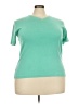 Studio Works Teal Short Sleeve Top Size XXL (estimated) - photo 1