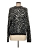 M&S 100% Polyamide Animal Print Black Pullover Sweater Size M - photo 1