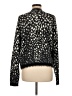 M&S 100% Polyamide Animal Print Black Pullover Sweater Size M - photo 2