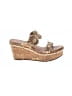 Jack Rogers Gold Tan Wedges Size 5 1/2 - photo 1