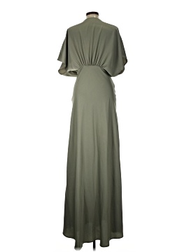 sachin and babi light blue dress BHLDN Blue Pleated V-Neck Maxi Dress Chiffon Overlay Size XL Bridesmaid  Wedding main image 0