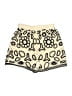 Rebellion Animal Print Ivory Shorts Size S - photo 2