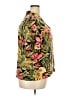 Pendleton 100% Polyester Tropical Yellow Short Sleeve Blouse Size 18 - photo 4
