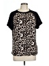 Unbranded Animal Print Brown Short Sleeve T-Shirt Size L - photo 1