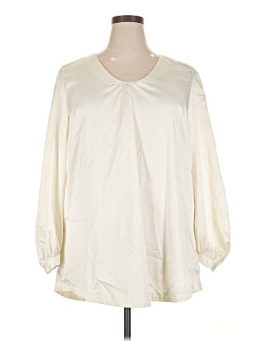 Melissa McCarthy Seven7 3/4 Sleeve Blouse (view 1)