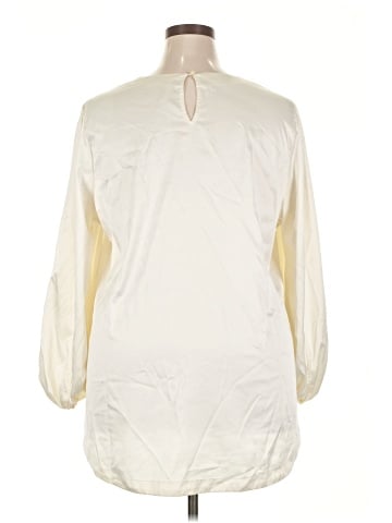 Melissa McCarthy Seven7 3/4 Sleeve Blouse (view 2)