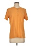 Uniqlo Orange Short Sleeve Henley Size S - photo 1
