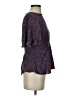 Sugar Lips Blue 3/4 Sleeve Blouse Size S - photo 4