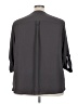 Torrid Gray 3/4 Sleeve Blouse Size 4X Plus (4) - photo 2